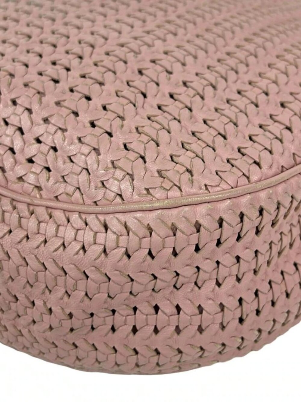 DIOR/ChristianDior - Light Pink Leather Shoulder Bag - Picture 6 of 16
